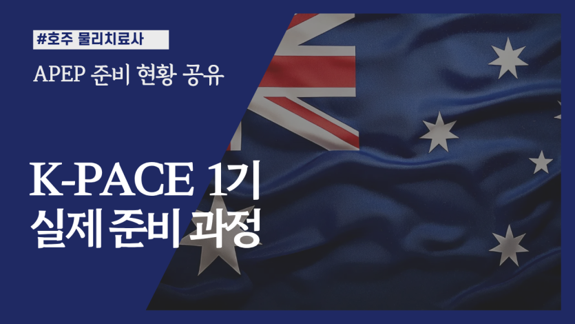 K-PACE 1기 APEP 실제 준비 과정